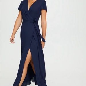 Aritzia wrap dress by Babaton